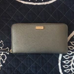 Kate Spade silver wallet